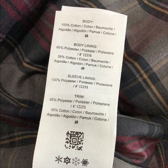 Fred Perry Black Twill Zip-Through Mac Coat New With Tag Size Medium - Picture 13 of 16